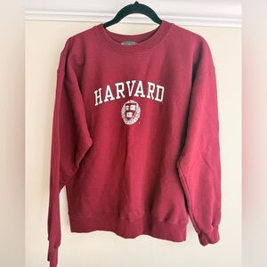 Harvard Women's Crew Neck Sweater - Red